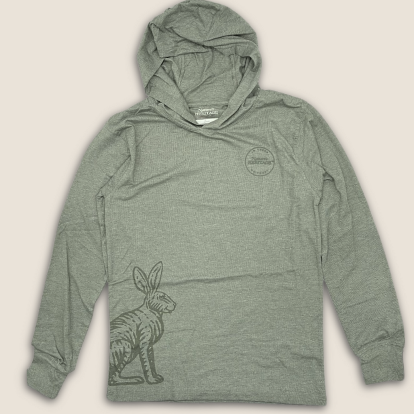 Heathered Hare Lightweight Hoodie