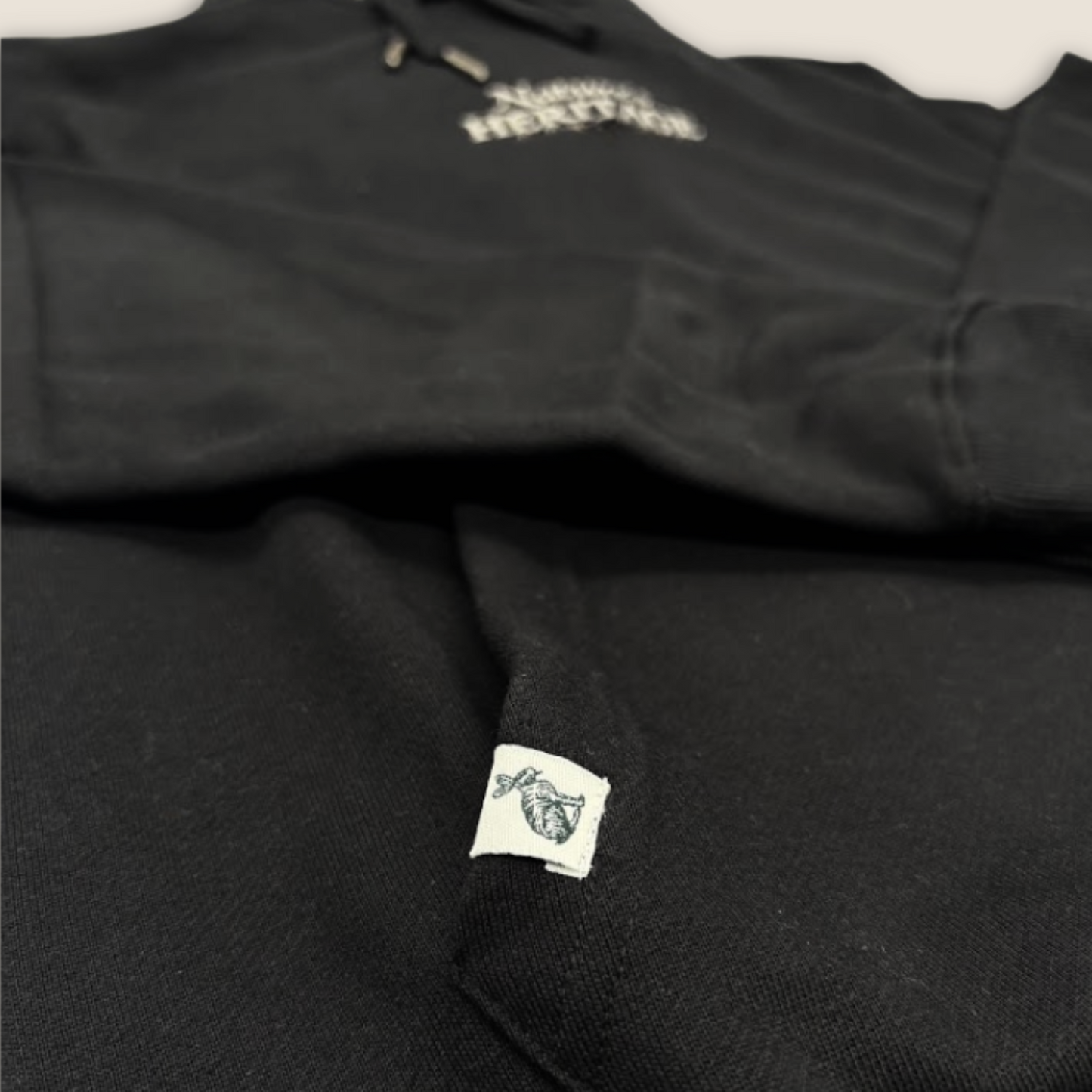 In Trees We Trust Screen-printed Fleece Hoodie