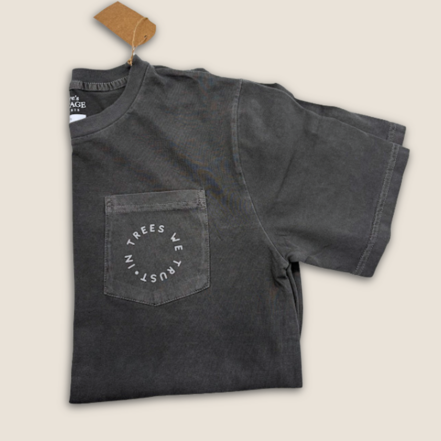 In Trees We Trust Pocket Tee Shirt