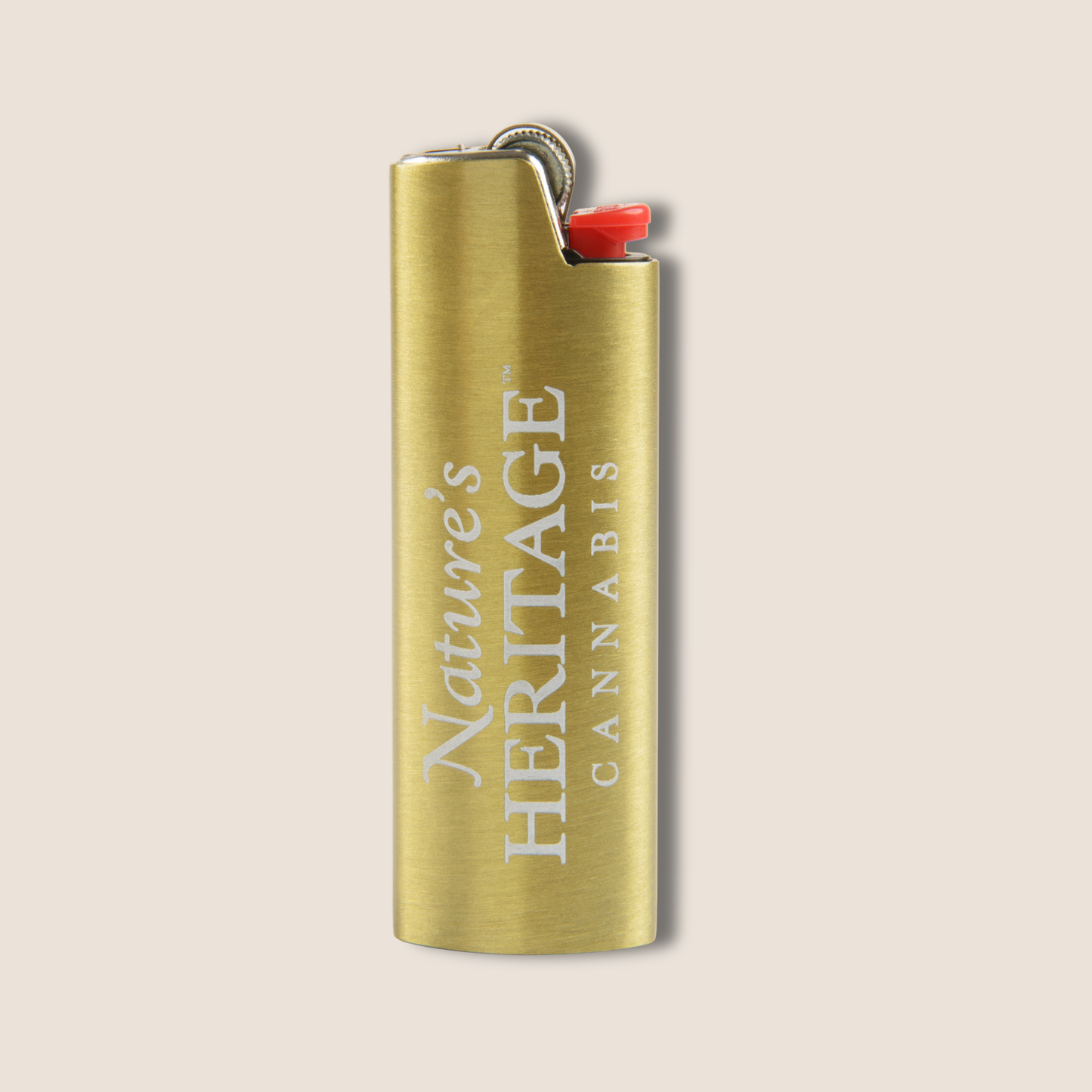 Metal Lighter Cover w/ Debossed Logo
